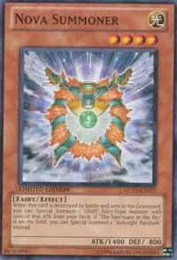 Nova Summoner trading card from Gold Series 3 Nova Summoner - Gold Series 3 YuGiOh trading card