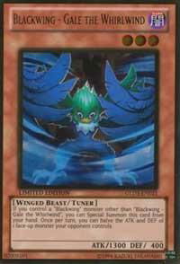 Blackwing - Gale the Whirlwind - Gold Series 3 (GLD3) #GLD3-EN021 - Rare YuGiOh Trading Card