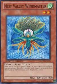 Mist Valley Windmaster trading card from Gold Series 3 Mist Valley Windmaster - Gold Series 3 YuGiOh trading card