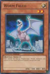 Worm Falco trading card from Gold Series 3 Worm Falco - Gold Series 3 YuGiOh trading card