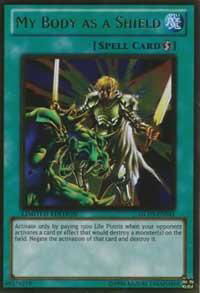 My Body as a Shield - Gold Series 3 (GLD3) #GLD3-EN041 - Rare YuGiOh Trading Card