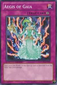 Aegis of Gaia trading card from Gold Series 3 Aegis of Gaia - Gold Series 3 YuGiOh trading card