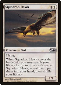 Squadron Hawk - Magic 2011 (M11) (M11) #33 - Common Magic: The Gathering Trading Card