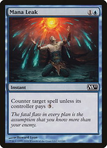 Mana Leak - Magic 2011 (M11) (M11) #62 - Common Magic: The Gathering Trading Card