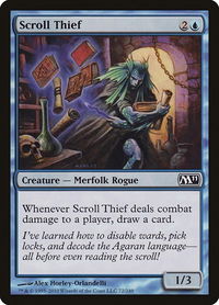 Scroll Thief - Magic 2011 (M11) (M11) #72 - Common Magic: The Gathering Trading Card