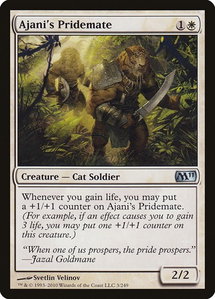 Ajani's Pridemate - Magic 2011 (M11) (M11) #3 - Uncommon Magic: The Gathering Trading Card