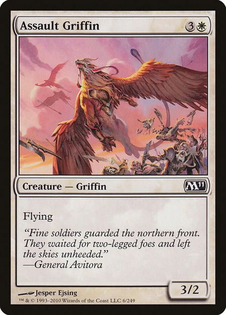 Assault Griffin - Magic 2011 (M11) Magic: The Gathering trading card