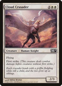 Cloud Crusader - Magic 2011 (M11) (M11) #10 - Common Magic: The Gathering Trading Card
