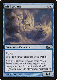 Air Servant - Magic 2011 (M11) (M11) #42 - Uncommon Magic: The Gathering Trading Card