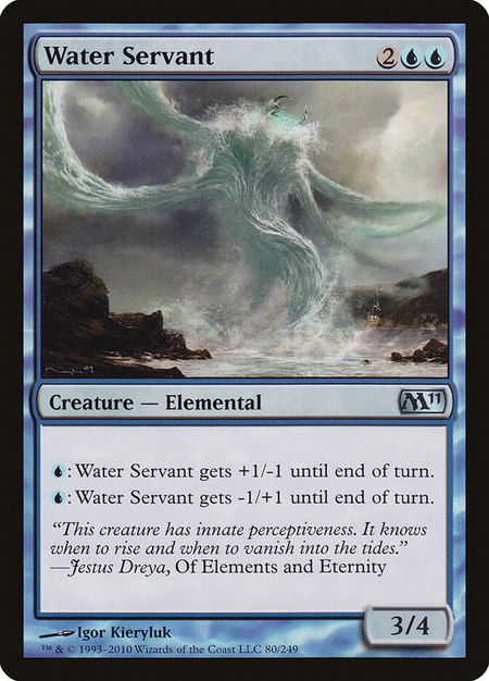 Water Servant - Magic 2011 (M11) Magic: The Gathering trading card