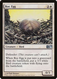 Roc Egg - Magic 2011 (M11) (M11) #25 - Uncommon Magic: The Gathering Trading Card