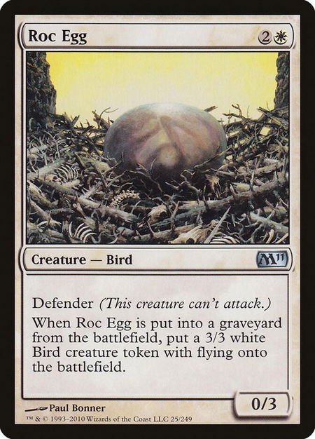 Roc Egg - Magic 2011 (M11) Magic: The Gathering trading card