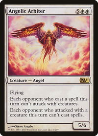 Angelic Arbiter - Magic 2011 (M11) (M11) #4 - Rare Magic: The Gathering Trading Card