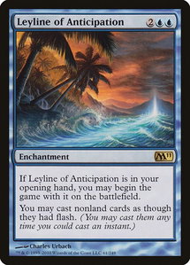 Leyline of Anticipation - Magic 2011 (M11) (M11) #61 - Rare Magic: The Gathering Trading Card