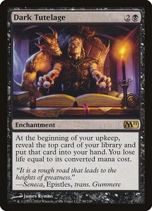 Dark Tutelage - Magic 2011 (M11) (M11) #90 - Rare Magic: The Gathering Trading Card