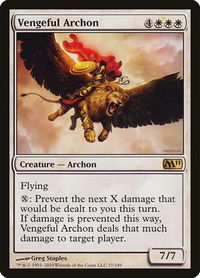 Vengeful Archon - Magic 2011 (M11) (M11) #37 - Rare Magic: The Gathering Trading Card
