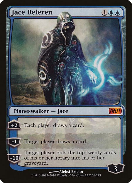 Jace Beleren - Magic 2011 (M11) Magic: The Gathering trading card
