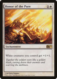Honor of the Pure - Magic 2011 (M11) (M11) #17 - Rare Magic: The Gathering Trading Card