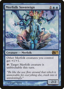 Merfolk Sovereign - Magic 2011 (M11) (M11) #65 - Rare Magic: The Gathering Trading Card