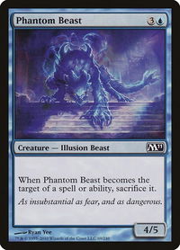 Phantom Beast - Magic 2011 (M11) (M11) #69 - Common Magic: The Gathering Trading Card