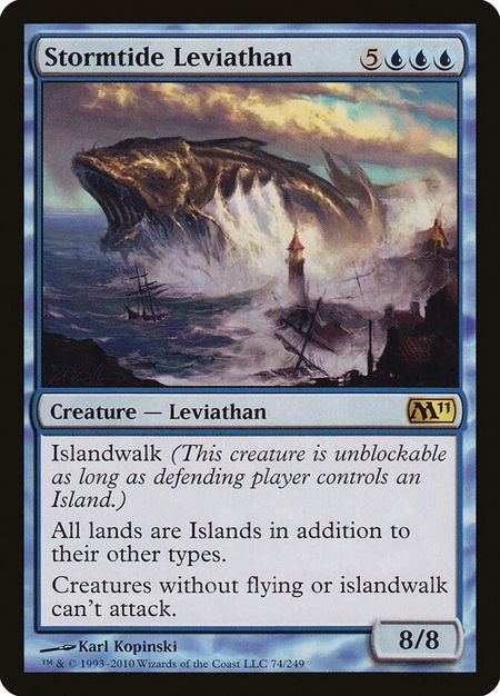Stormtide Leviathan - Magic 2011 (M11) Magic: The Gathering trading card