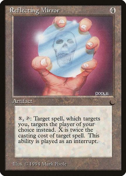 Reflecting Mirror - The Dark Magic: The Gathering trading card