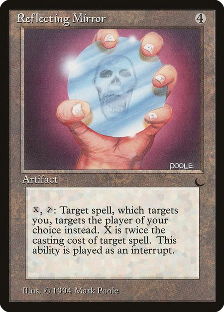 Reflecting Mirror - The Dark Magic: The Gathering trading card