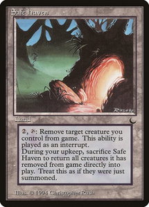 Safe Haven - The Dark (DRK) #null - Rare Magic: The Gathering Trading Card