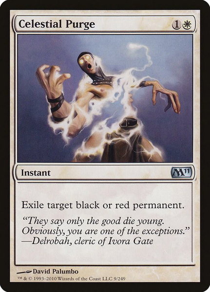 Celestial Purge - Magic 2011 (M11) Magic: The Gathering trading card