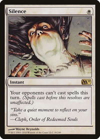 Silence - Magic 2011 (M11) (M11) #30 - Rare Magic: The Gathering Trading Card