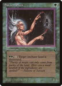Savaen Elves - The Dark (DRK) #84 - Common Magic: The Gathering Trading Card