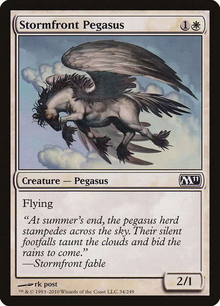 Stormfront Pegasus - Magic 2011 (M11) Magic: The Gathering trading card