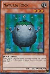 Naturia Rock - Hidden Arsenal 2 (HA02) #HA02-EN002 - Super Rare YuGiOh Trading Card