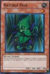 Naturia Vein - Hidden Arsenal 2 (HA02) #HA02-EN004 - Super Rare YuGiOh Trading Card