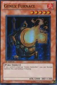 Genex Furnace - Hidden Arsenal 2 (HA02) #HA02-EN005 - Super Rare YuGiOh Trading Card