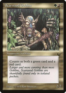 Scarwood Goblins - The Dark (DRK) #94 - Common Magic: The Gathering Trading Card