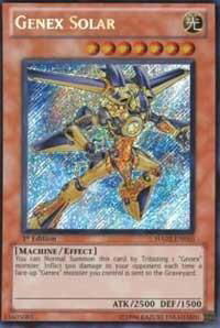 Genex Solar - Hidden Arsenal 2 (HA02) #HA02-EN010 - Secret Rare YuGiOh Trading Card