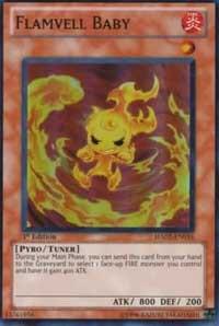 Flamvell Baby trading card from Hidden Arsenal 2 Flamvell Baby - Hidden Arsenal 2 YuGiOh trading card
