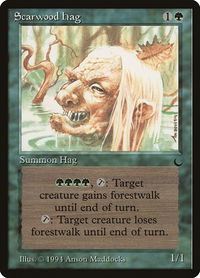 Scarwood Hag - The Dark (DRK) #86 - Uncommon Magic: The Gathering Trading Card