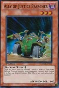 Ally of Justice Searcher - Hidden Arsenal 2 (HA02) #HA02-EN019 - Super Rare YuGiOh Trading Card