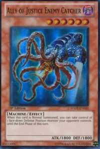 Ally of Justice Enemy Catcher - Hidden Arsenal 2 (HA02) #HA02-EN020 - Super Rare YuGiOh Trading Card