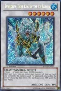 Dewloren, Tiger King of the Ice Barrier - Hidden Arsenal 2 (HA02) #HA02-EN027 - Secret Rare YuGiOh Trading Card