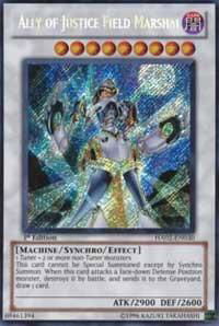 Ally of Justice Field Marshal - Hidden Arsenal 2 (HA02) #HA02-EN030 - Secret Rare YuGiOh Trading Card