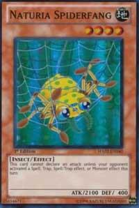 Naturia Spiderfang - Hidden Arsenal 2 YuGiOh trading card