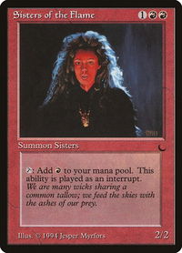 Sisters of the Flame - The Dark (DRK) #74 - Uncommon Magic: The Gathering Trading Card