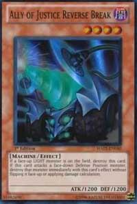 Ally of Justice Reverse Break - Hidden Arsenal 2 YuGiOh trading card