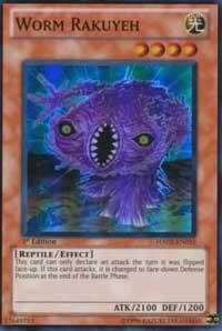 Worm Rakuyeh trading card from Hidden Arsenal 2 Worm Rakuyeh - Hidden Arsenal 2 YuGiOh trading card