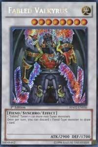 Fabled Valkyrus - Hidden Arsenal 2 (HA02) #HA02-EN056 - Secret Rare YuGiOh Trading Card
