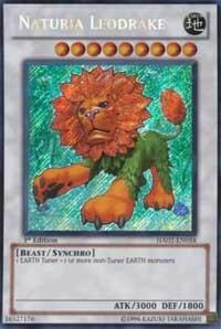 Naturia Leodrake - Hidden Arsenal 2 (HA02) #HA02-EN058 - Secret Rare YuGiOh Trading Card