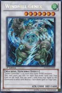 Windmill Genex - Hidden Arsenal 2 (HA02) #HA02-EN059 - Secret Rare YuGiOh Trading Card